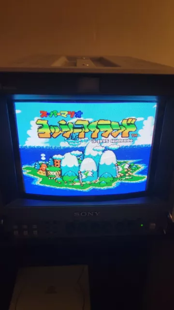 Sony Trinitron PVM-8041Q 8" CRT Retro Gaming Color Video Monitor - Tested