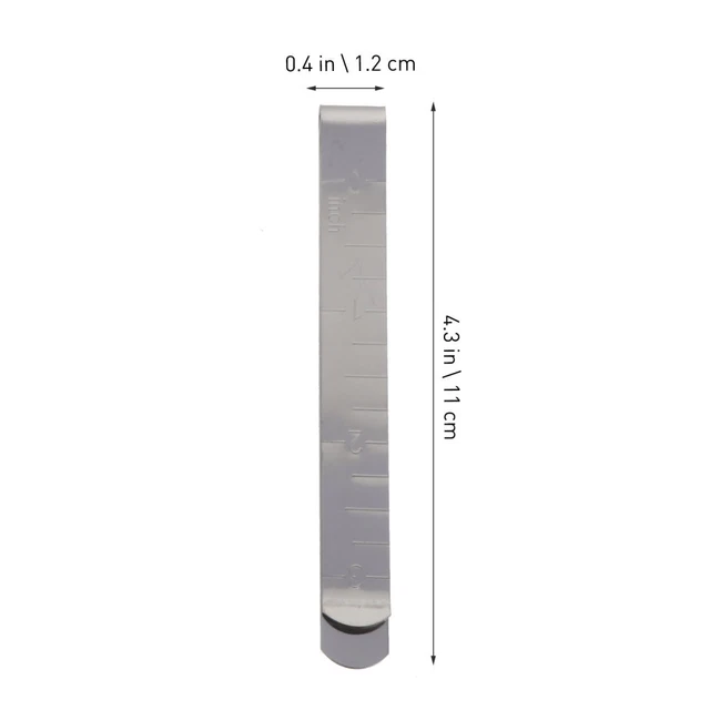 20 Pcs Quilting Clamp Ruler Crimping Clip Sewing Rulers Hemming 3