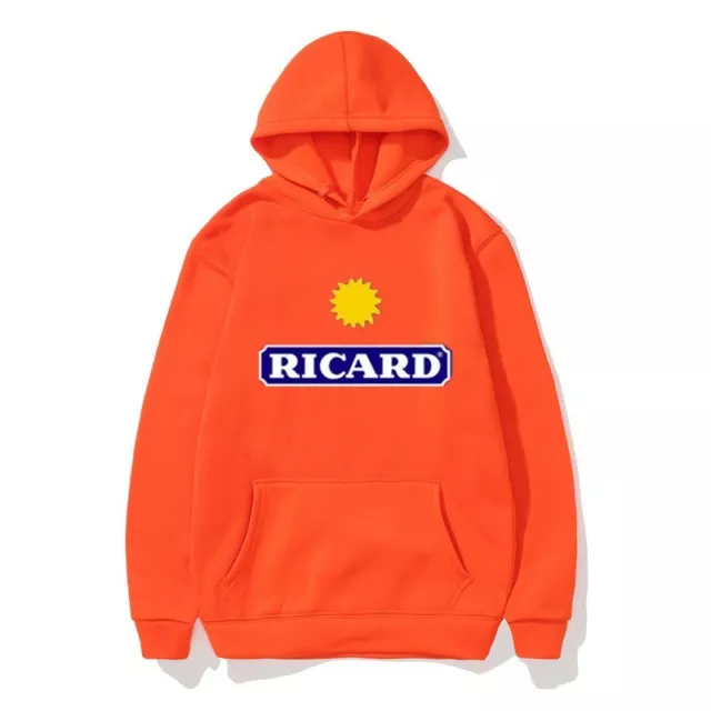 Pull over  Ricard capuche apéro polaire hiver couleur et taille au choix S a 3Xl 3