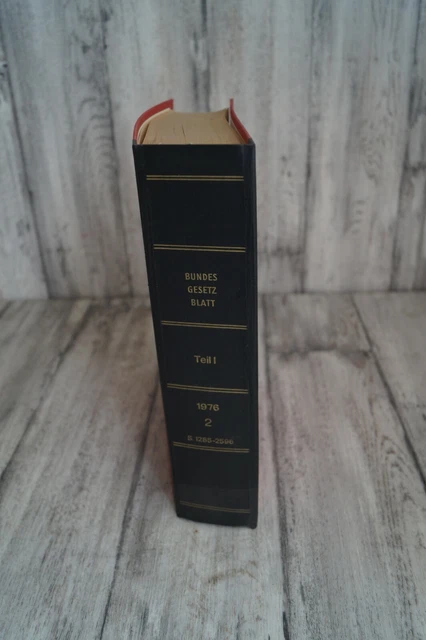 Bundesgesetzblatt Teil I Jahrgang 1976 2 Seite 1285-2596 Gesetzbuch Gesetz Buch