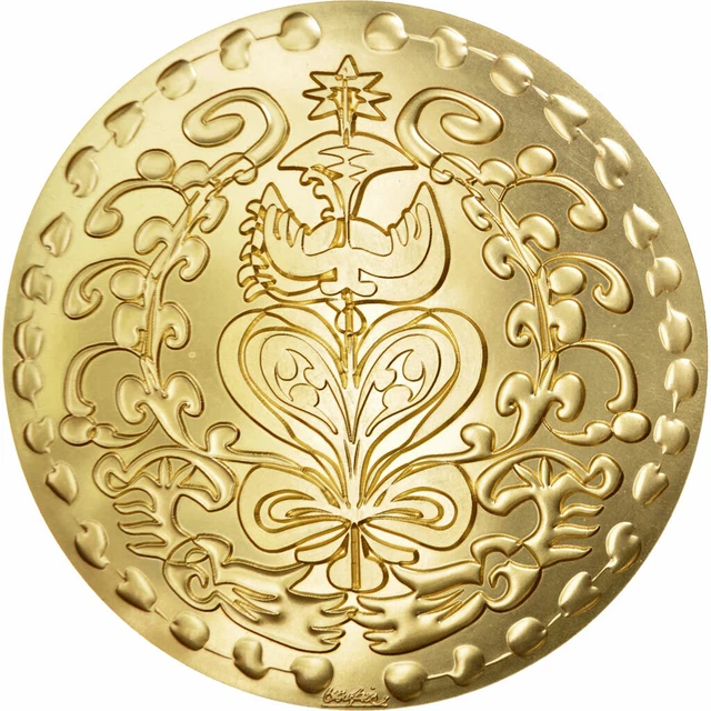 [#87607] France, Medal, The Fifth Republic, Arts & Culture, MS, Gilt Bron