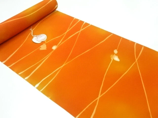 6625590: Japanese Kimono / Antique Bolt For Haori Coat / Abstract Branch Flower