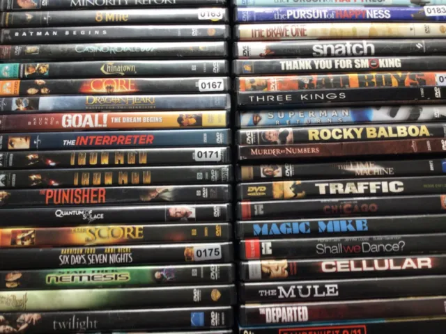 DVD Movies - Action - Drama, Pick and Choose from 100's $4 Flat Rate Shipping