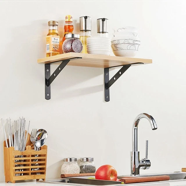 RIGHT ANGLE BOOKSHELF Bracket Floating Shelf Corner Bracket Wall Shelf