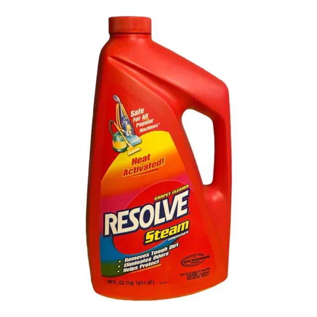 Resolve Carpet Cleaner Concentrate For Steam 48oz New