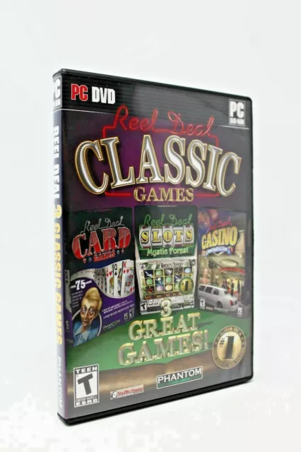REEL DEAL 3 Classic Games PC Games. Card, Slots, Casino. Windows 2000. New  $13.94 - PicClick