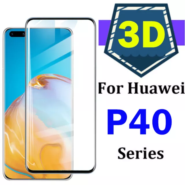 For Huawei P40 P30 Pro Lite Full Cover Tempered Glass Screen Protector Film