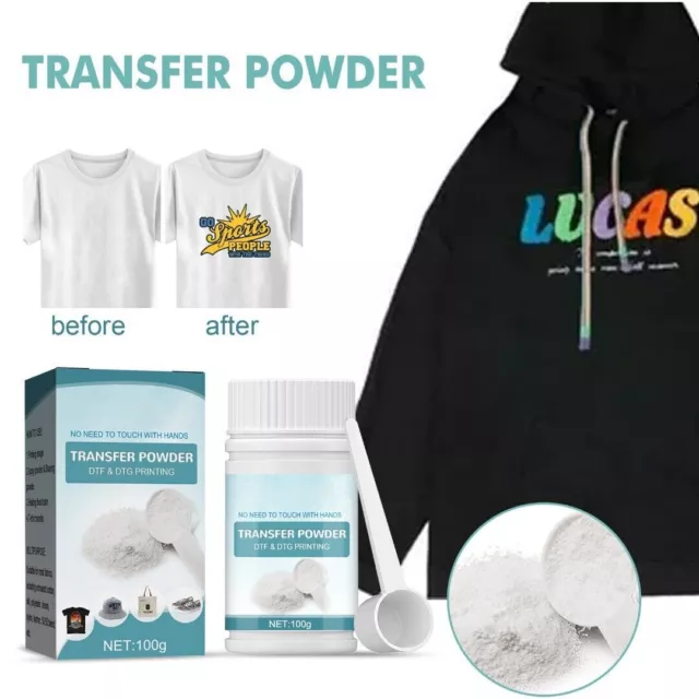 Yamation DTF Powder Kit, DTF Adhesive Powder Include Fine Medium Coarse,  White Black DTF Transfer Powder Hot Melt Adhesive applies to All DTF  Transfer