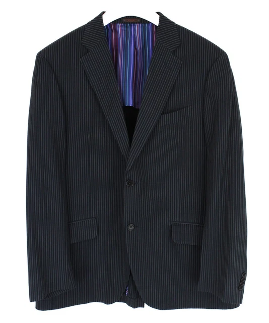 ETRO MILANO 10890 Homme Ue 54 Ou Grand XL Raye Habille Blazer EUR 104 46 PicClick FR