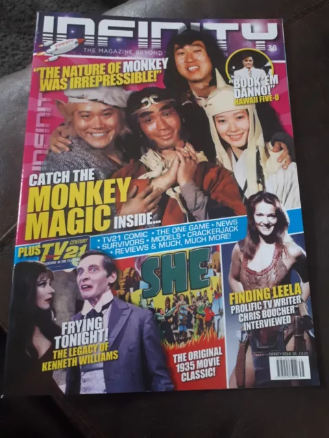 Infinity 38 Magazine Kenneth Williams Carry On Monkey Magic Hawaii Five O Leela