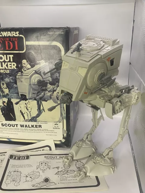 Kenner Star Wars Return of the Jedi Scout Walker meccano Complet Notice