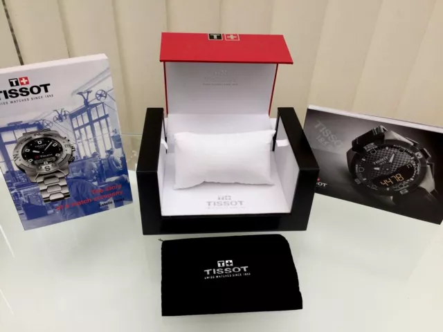 TISSOT WATCH BOX With Travel Pouch Pillow And Books 34.99