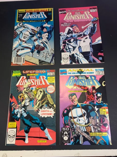 Punisher Annual Vol 1 Lot | Issues 1 2 3 4  | NM | 1988-1991