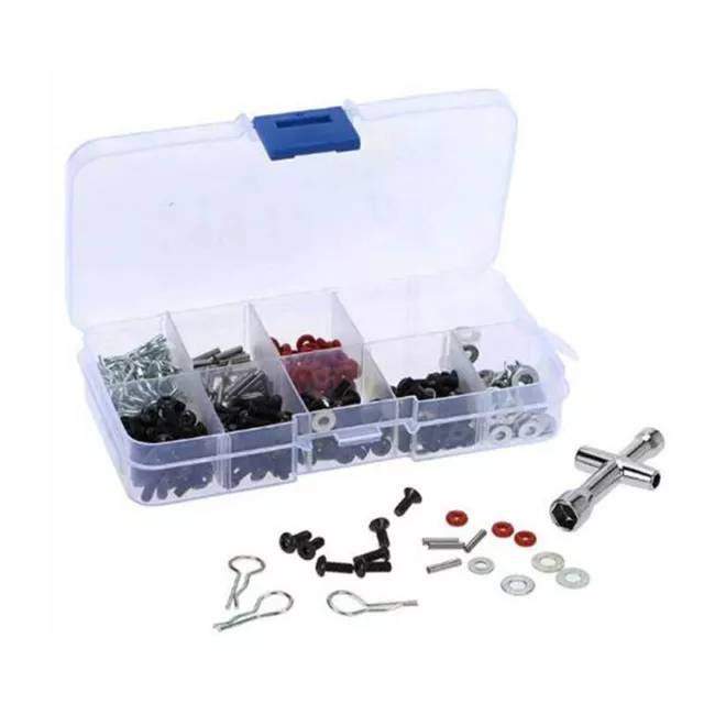 Universal Repair Tool Screws Set Accessories Kit Box Case for 1/10 HSP RC -EL