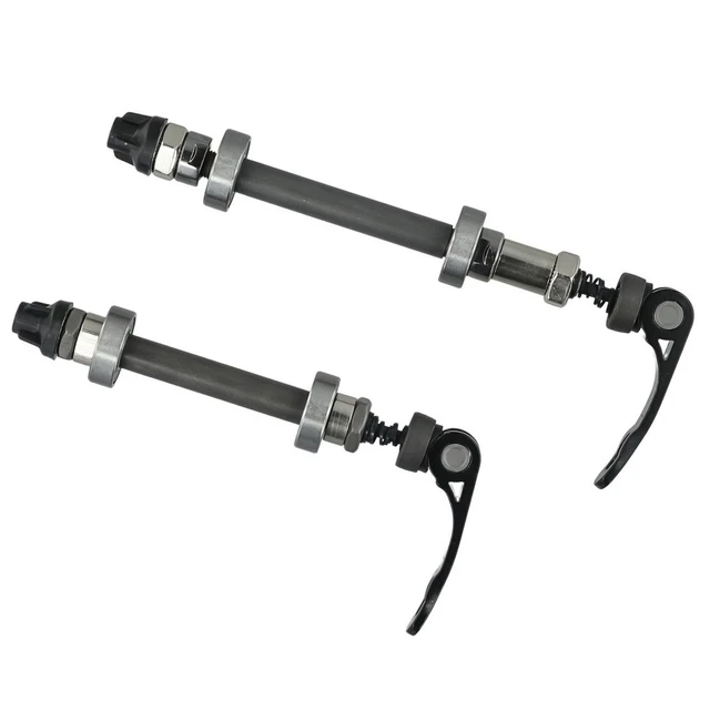 VÉLO BICYCLETTE ESSIEU Avant Arrière Rapide Quick Release Tiges + 25mm ( 1/4 ) EUR 14,17