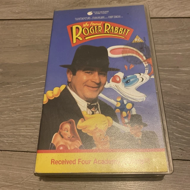 VHS VIDEO WHO FRAMED ROGER RABBIT Bob Hoskins dir Robert Zemeckis £1.99 ...