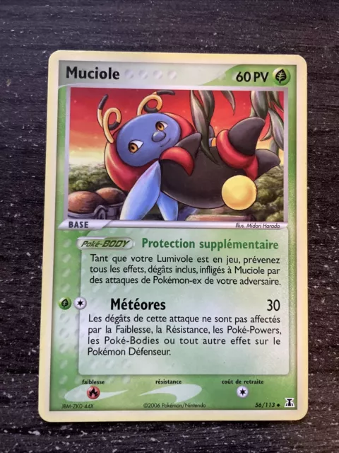 Muciole Unco - Pokémon 56/113 Ex Espèces Delta Proche Du Neuf/Nm