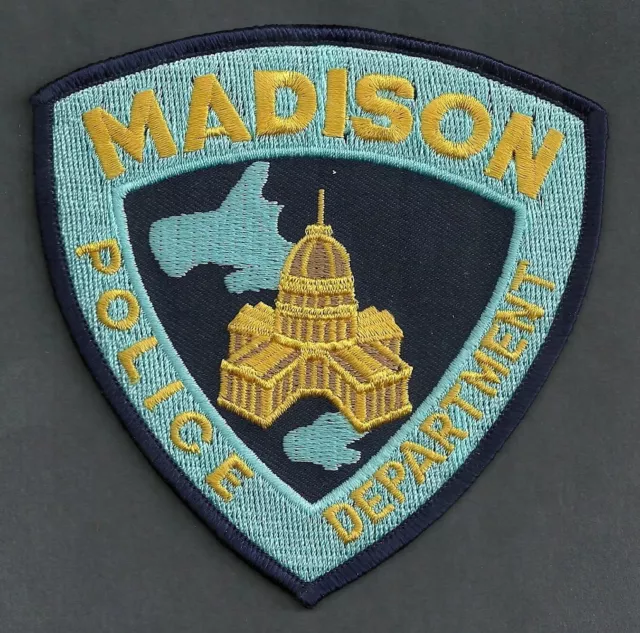 Madison Wisconsin Police Shoulder Patch State Capital