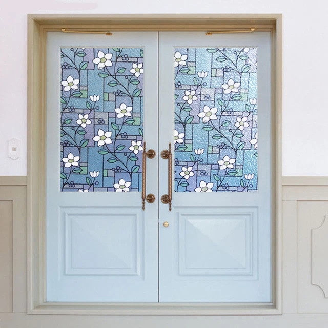 ?i?ek Pencere Etiketi Decorative Glass Film Wall Stickers Glass Stickers Opaque 10
