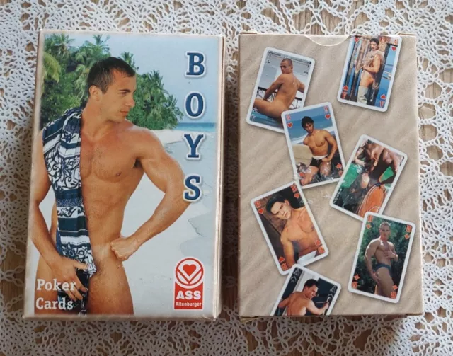 SET !! Playing Cards Poker **BOYS** ASS Spielkarten 2 × 55 Blatt