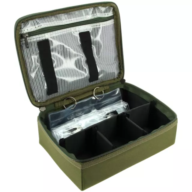 NGT PVA Rig System Etui Aufbewahrung Angeln Angler Angeln Karpfen Tackle Geldbörse Tasche