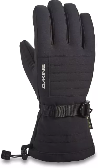 Women's Dakine Omni 5 Finger Ski Gloves L 7.5 Black 10003165 Gore Tex Waterproof