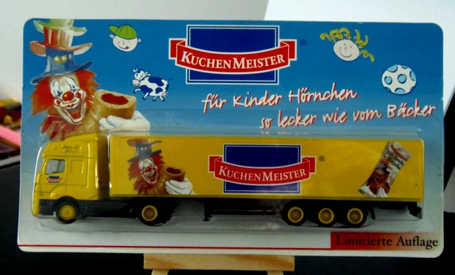 Camion Publicitaire Mercedes - Échelle 1/87 (HO) - Métal Et Plastique - Occasion Très Bel état