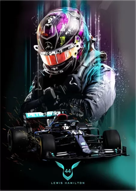 Lewis Hamilton  20x30 Wall art canvas UK Seller Free Post limited stock