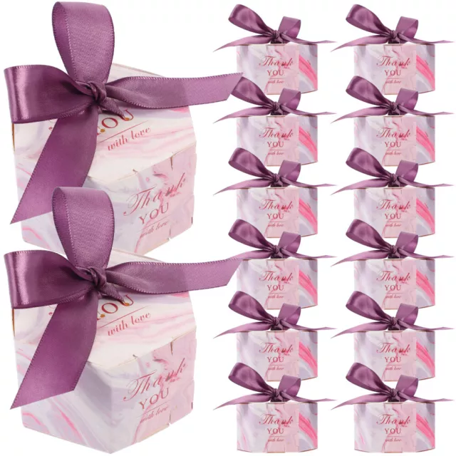 20 pcs Paper Candy Case Decorative Treat Box Party Favor Boxes Wedding Candy Box
