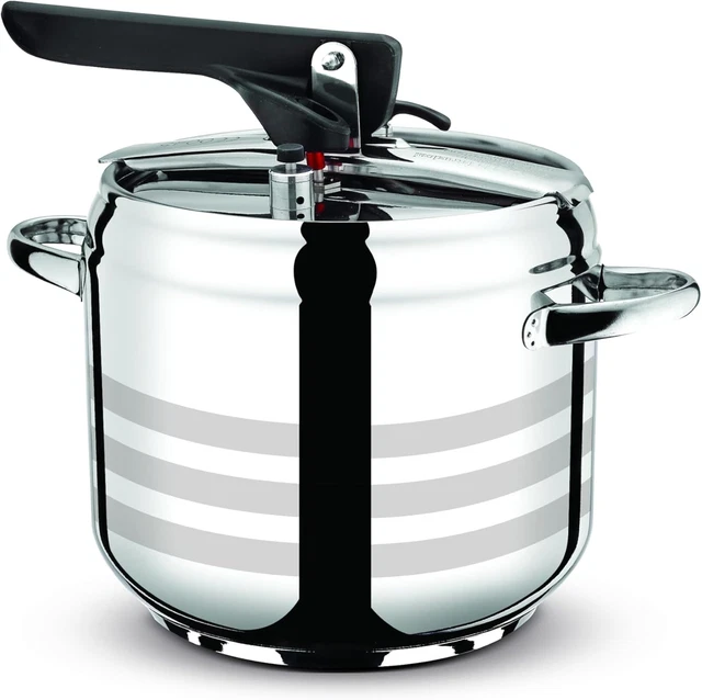 Pentola A Pressione Royal Norfolk 5L - Acciaio Inox Per Induction | Con 3 Valvole E Blocco Sicurezza - Foto 4