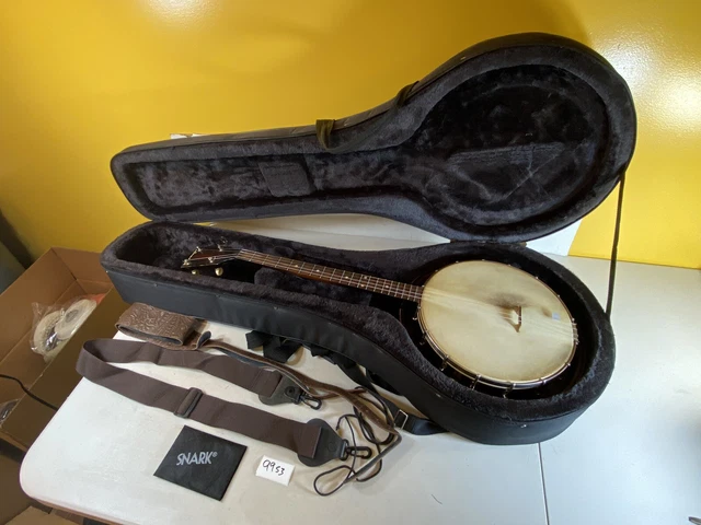 rare Kalamazoo made by Gibson Banjo With Case & Straps vintage 1930s 1940s 99S3