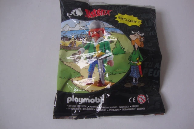 RARE FIGURINE Playmobil ASTÉRIX JOLITORAX GOUDURIX - Neuf En Sachet