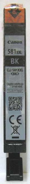 Canon CLI-581 XXL Bk Genuine Black Cartridge. New & Sealed.