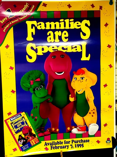 BARNEY - FAMILIES are Special -video poster- £11.75 - PicClick UK