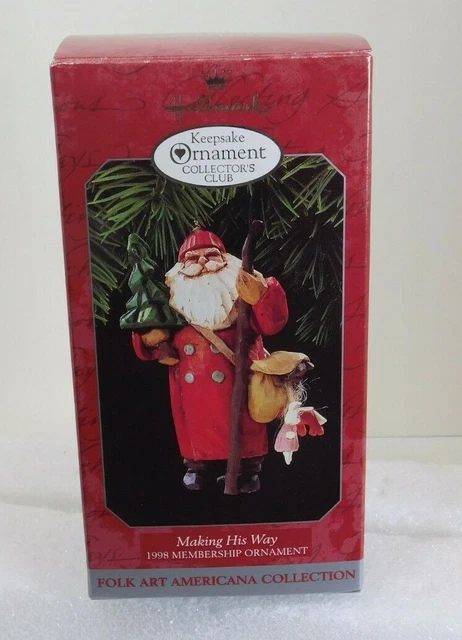 Ornement souvenir poinçon 1993 Mama Bearinger Noël vintage G9.2.9 - France
