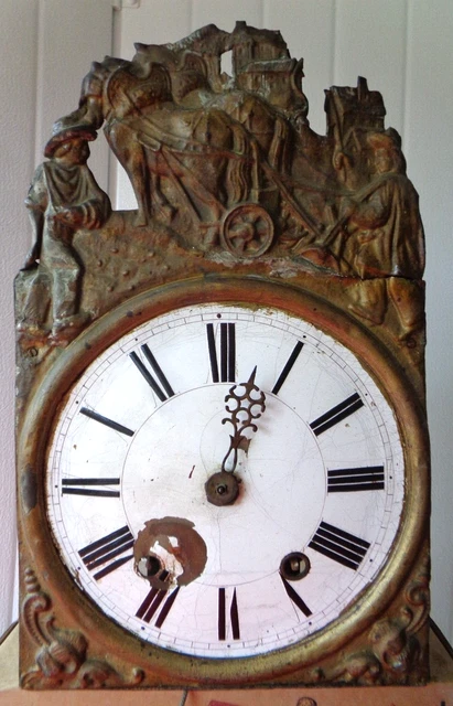 MOUVEMENT COMTOISE ANCIEN Horloge Pendule Clock Uhr Orologio Relogio