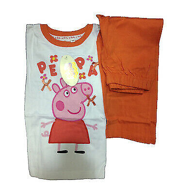 PEPPA PIG piagiama maglia maniche lughe e pantaloni lunghi in cotone da bambina