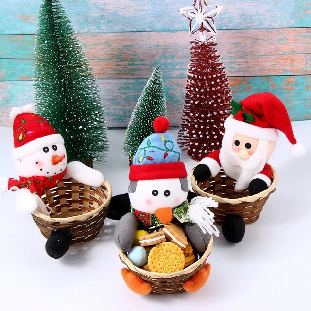 mann Kekse Tasche Aufbewahrung sbox Xmas Ornament Weihnachts bonbon korb