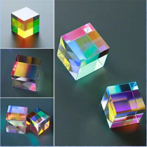 Optisches Glass X-Cube Dichroitisch Würfel Prisma RGB Combiner Splitter GiftLOVE