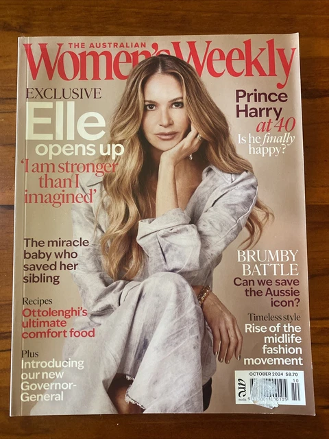 AUSTRALIAN WOMEN'S WEEKLY Magazine October 2024 Elle