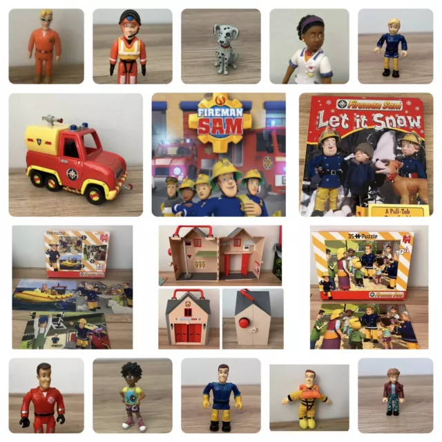 FIREMAN SAM ACTION FIGURES , SOFT TOYS , VEHICLES * Multi Listing * Choose item