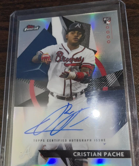 2021 Topps Finest Photo Variation Christian Pache RC Auto #FRDA-CP