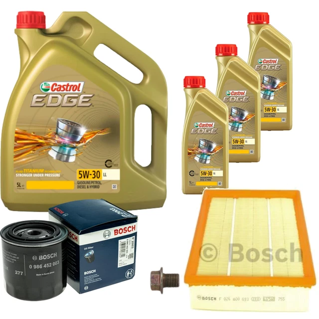 BOSCH INSPECTION SET 8 L castrol edge FST 5W-30 Ll pour Nissan EUR 178 ...