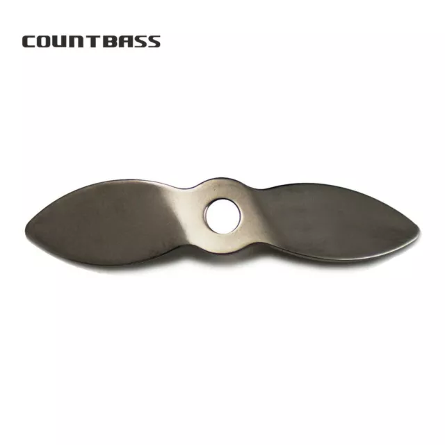 50Pcs Stainless Steel Propeller Blades, Pointed Prop Blades, DIY Plug Hardwares