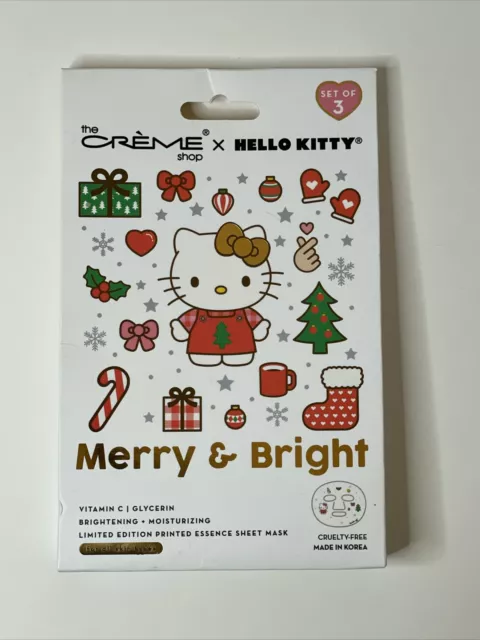 The Creme Shop x Hello Kitty Limited Edition Holiday Xmas Facial Mask Sheet Mask