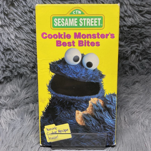 SESAME STREET - Cookie Monsters Best Bites VHS Tape 1995 Kids Cartoon