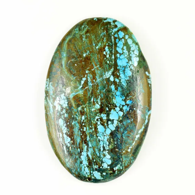 106.60 Ct Arizona Natural Turquoise Morenci Blue Cabochon Certified Gemstone