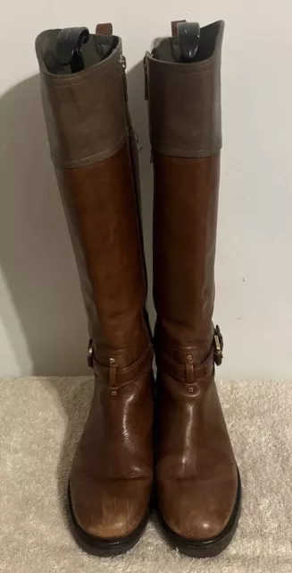 Tory Burch brown riding boots Women Size 9M