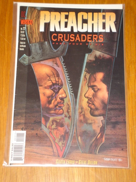 Preacher #22 Vol 1 Dc Vertigo Comic Garth Ennis Fabry February 1997