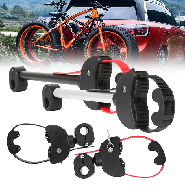 Fahrradträger Eufab Premium 2 EUFAB 11629 Rahmenhalter Abnehmbar Kurz 25 30mm, Schwarz/Silber Rahmenhalter Fahrrad
